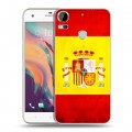 Дизайнерский пластиковый чехол для HTC Desire 10 Pro флаг Испании