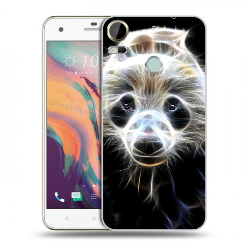 Дизайнерский пластиковый чехол для HTC Desire 10 Pro Пламенные животные