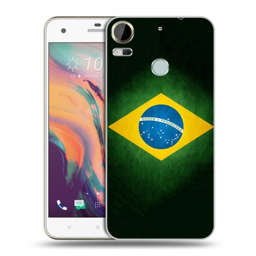 Дизайнерский силиконовый чехол для HTC Desire 10 Pro Флаг Бразилии