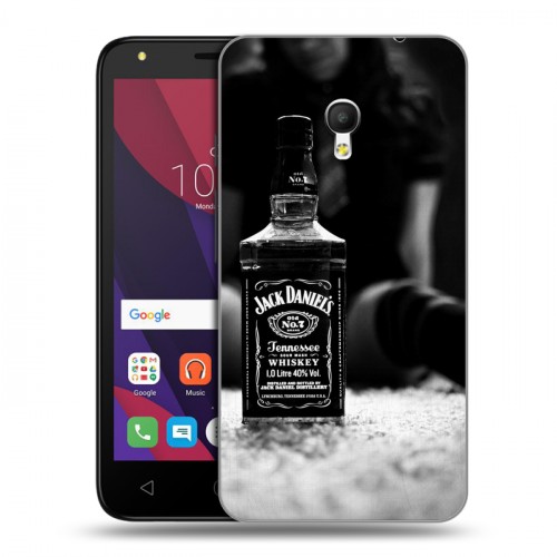 Дизайнерский пластиковый чехол для Alcatel Pixi 4 (5) 5010D Jack Daniels