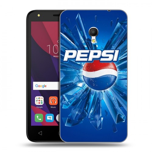 Дизайнерский пластиковый чехол для Alcatel Pixi 4 (5) 5010D Pepsi