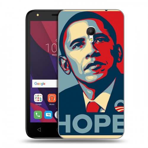 Дизайнерский пластиковый чехол для Alcatel Pixi 4 (5) 5010D Барак Обама