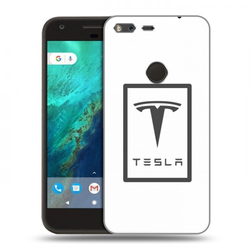 Дизайнерский пластиковый чехол для Google Pixel Tesla