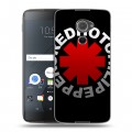Дизайнерский пластиковый чехол для Blackberry DTEK60 Red Hot Chili Peppers