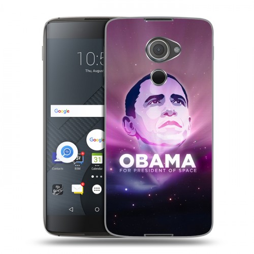 Дизайнерский пластиковый чехол для Blackberry DTEK60 Барак Обама