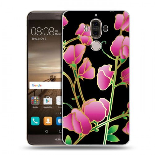 Дизайнерский пластиковый чехол для Huawei Mate 9 Люксовые цветы