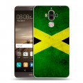 Дизайнерский пластиковый чехол для Huawei Mate 9 Флаг Ямайки