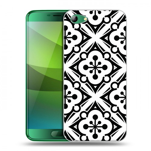 Дизайнерский силиконовый чехол для Elephone S7 Черно-белые фантазии