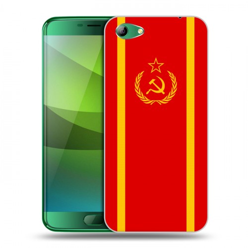Дизайнерский силиконовый чехол для Elephone S7 Флаг СССР