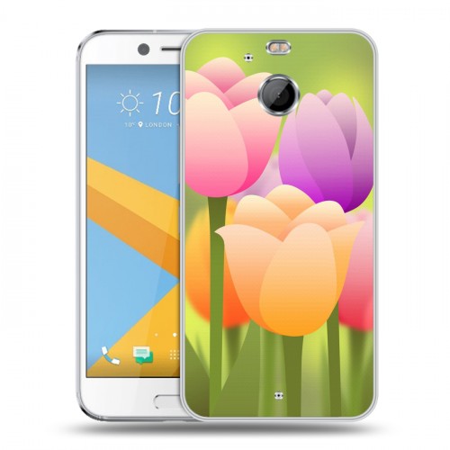 Дизайнерский пластиковый чехол для HTC 10 evo Романтик цветы