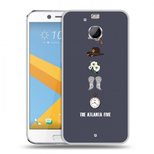 Дизайнерский пластиковый чехол для HTC 10 evo Ходячие Мертвецы