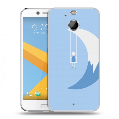 Дизайнерский пластиковый чехол для HTC 10 evo Луна
