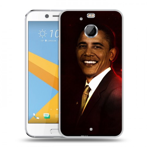 Дизайнерский пластиковый чехол для HTC 10 evo Барак Обама