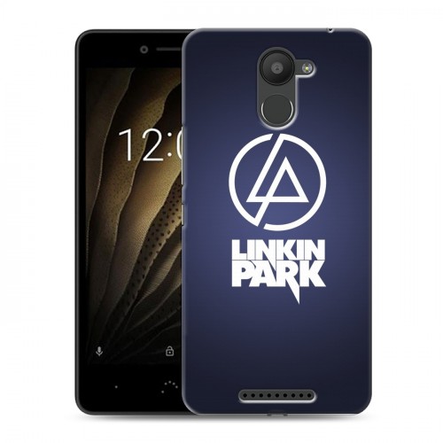 Дизайнерский силиконовый чехол для BQ Aquaris U Linkin Park