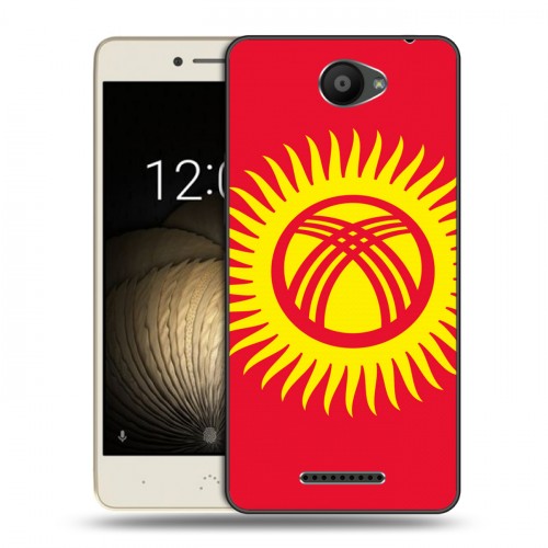 Дизайнерский силиконовый чехол для BQ Aquaris U Lite Флаг Киргизии