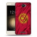 Дизайнерский силиконовый чехол для BQ Aquaris U Lite Флаг Киргизии