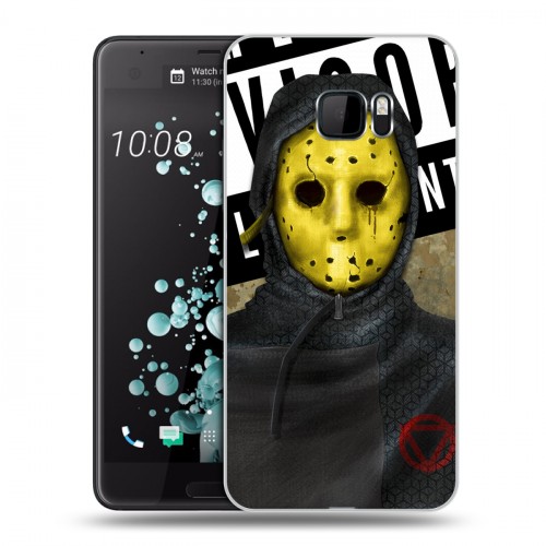 Дизайнерский пластиковый чехол для HTC U Ultra Бандитские маски
