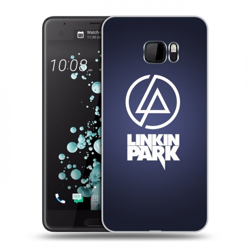 Дизайнерский пластиковый чехол для HTC U Ultra Linkin Park