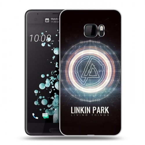 Дизайнерский пластиковый чехол для HTC U Ultra Linkin Park