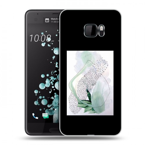 Дизайнерский пластиковый чехол для HTC U Ultra Стильные абстракции