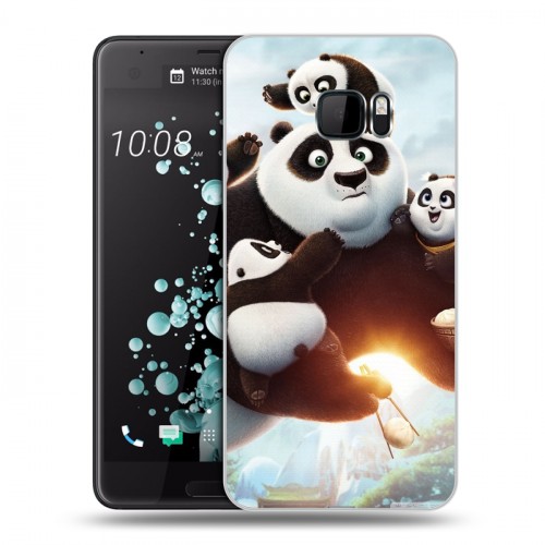 Дизайнерский пластиковый чехол для HTC U Ultra Кунг-Фу Панда