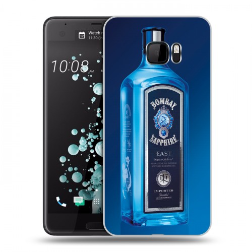 Дизайнерский пластиковый чехол для HTC U Ultra Bombay Sapphire