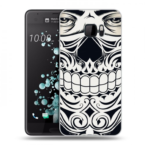 Дизайнерский пластиковый чехол для HTC U Ultra Маски Black White
