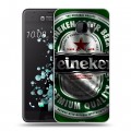 Дизайнерский пластиковый чехол для HTC U Ultra Heineken
