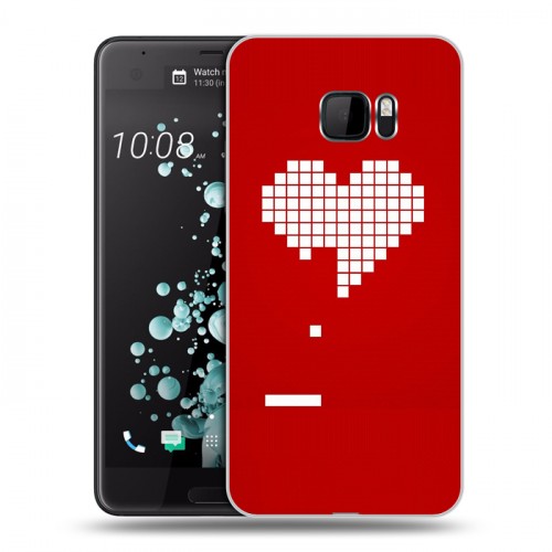 Дизайнерский пластиковый чехол для HTC U Ultra День Святого Валентина