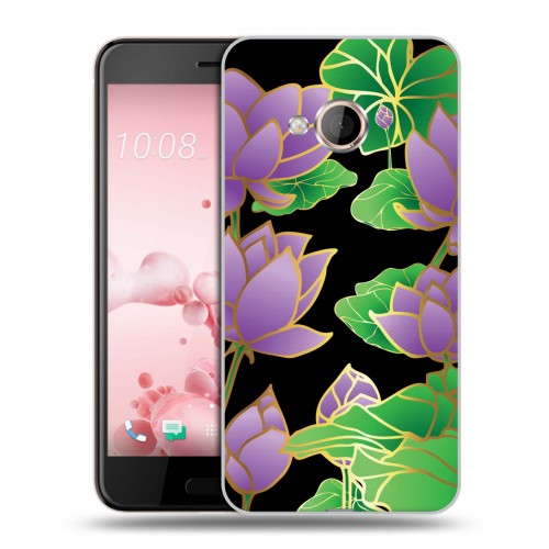 Дизайнерский пластиковый чехол для HTC U Play Люксовые цветы