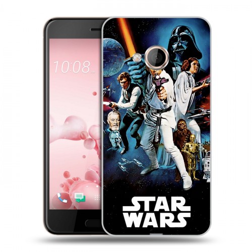 Дизайнерский силиконовый чехол для HTC U Play Звездные войны