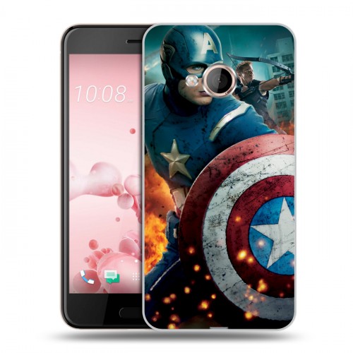 Дизайнерский силиконовый чехол для HTC U Play Мстители