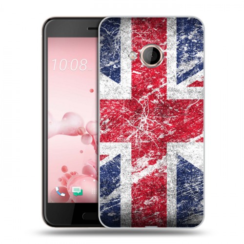 Дизайнерский силиконовый чехол для HTC U Play Флаг Британии