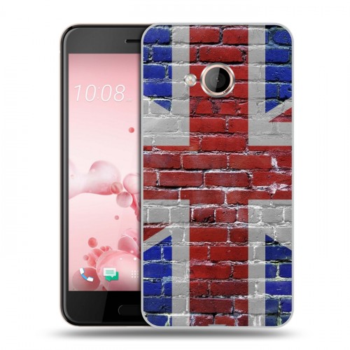 Дизайнерский пластиковый чехол для HTC U Play Флаг Британии