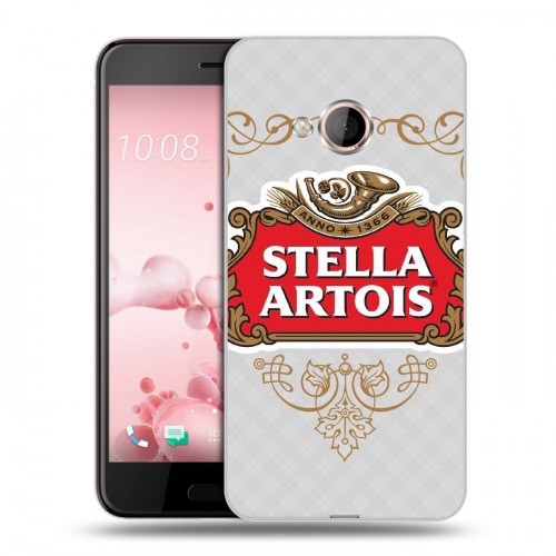 Дизайнерский силиконовый чехол для HTC U Play Stella Artois