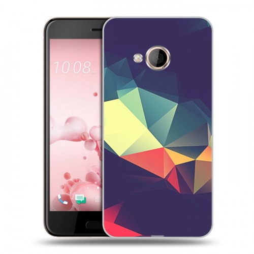 Дизайнерский силиконовый чехол для HTC U Play Геометрия радости