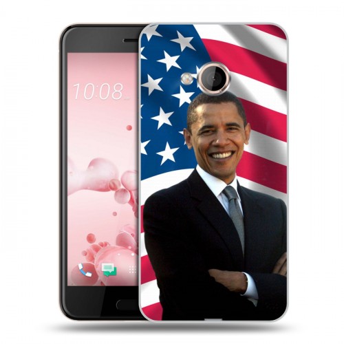 Дизайнерский силиконовый чехол для HTC U Play Барак Обама