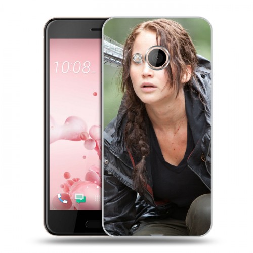 Дизайнерский силиконовый чехол для HTC U Play Дженнифер Лоуренс