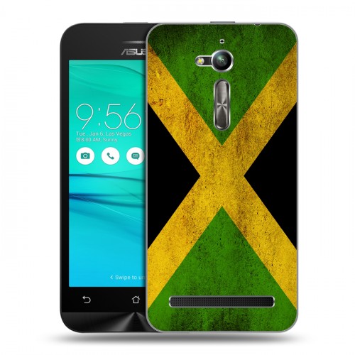 Дизайнерский пластиковый чехол для ASUS ZenFone Go ZB500KL Флаг Ямайки