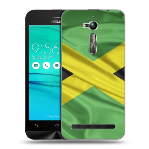 Дизайнерский пластиковый чехол для ASUS ZenFone Go ZB500KL Флаг Ямайки