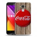 Дизайнерский силиконовый чехол для ASUS ZenFone 3 Max ZC553KL Coca-cola