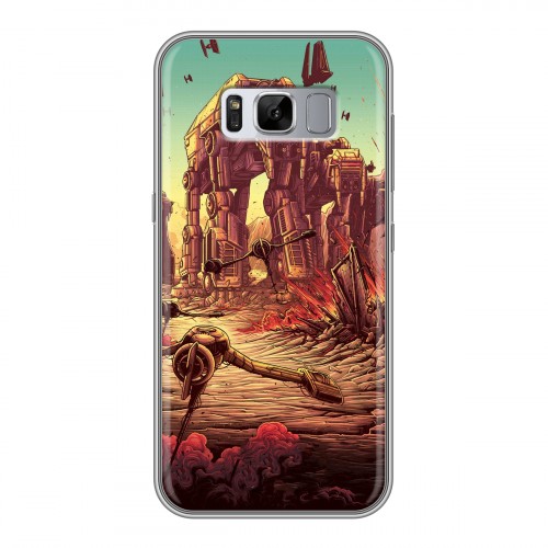 Дизайнерский силиконовый чехол для Samsung Galaxy S8 Plus Star Wars : The Last Jedi