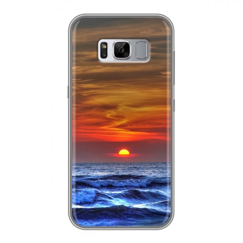 Дизайнерский силиконовый чехол для Samsung Galaxy S8 Plus волны