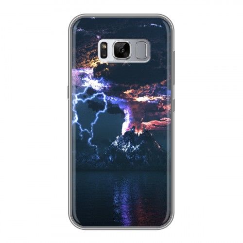 Дизайнерский силиконовый чехол для Samsung Galaxy S8 Plus вулкан