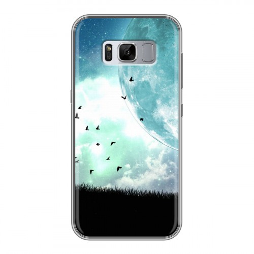 Дизайнерский силиконовый чехол для Samsung Galaxy S8 Plus Луна