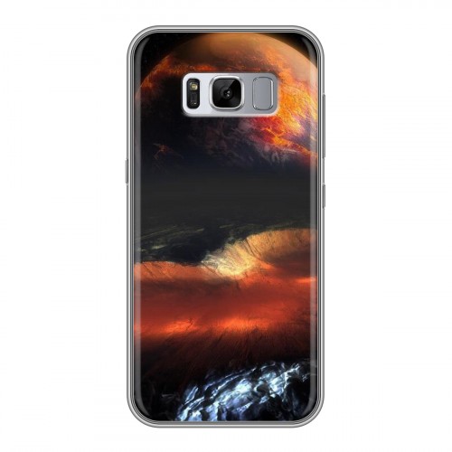 Дизайнерский силиконовый чехол для Samsung Galaxy S8 Plus Астероид