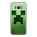 Дизайнерский силиконовый чехол для Samsung Galaxy S8 Plus Minecraft