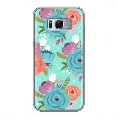 Дизайнерский силиконовый чехол для Samsung Galaxy S8 Plus Причудливые цветы