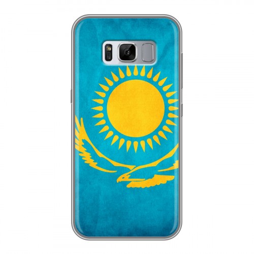 Дизайнерский силиконовый чехол для Samsung Galaxy S8 Plus Флаг Казахстана