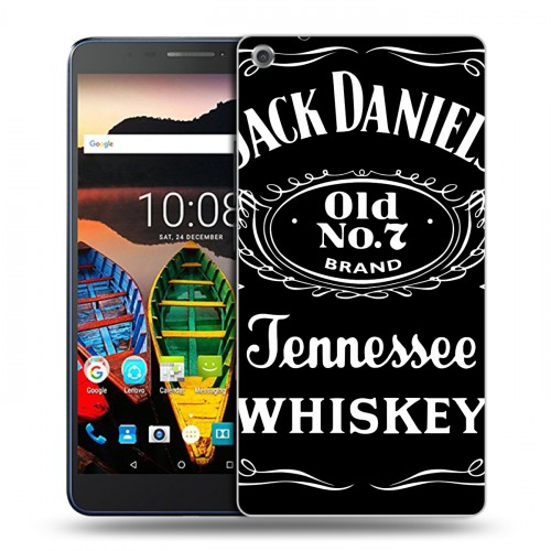 Дизайнерский силиконовый чехол для Lenovo Tab 3 7 Plus Jack Daniels